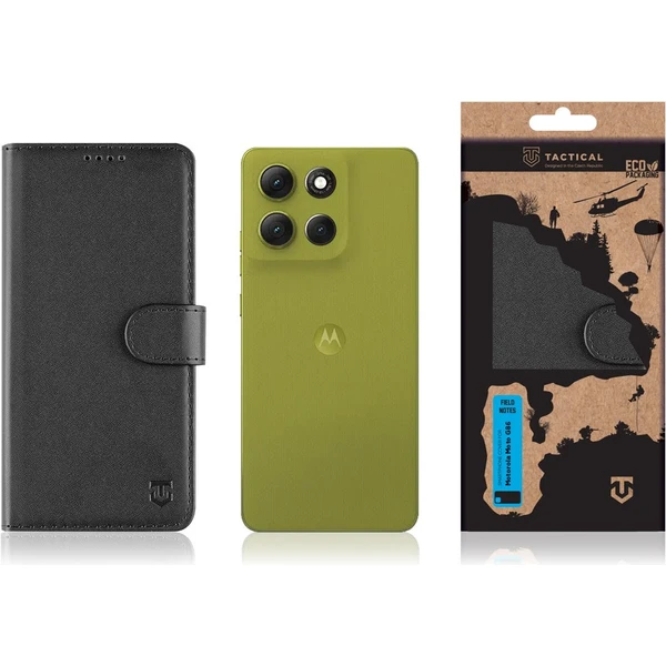 Tactical Field Notes púzdro Motorola Moto G86 čierne - Puzdra - Obrázok cc163bf2f86d47e8bff3f7b553c56ab2