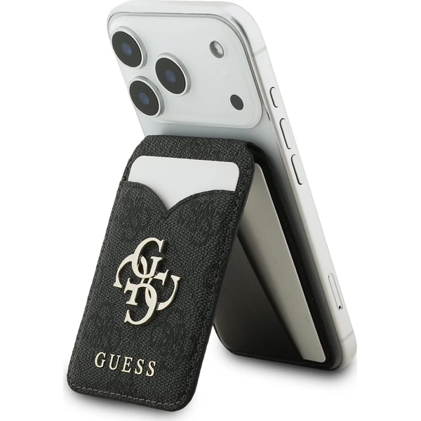 Guess PU 4G Mirror MagSafe Cardslot peňaženka so stojanom čierna - Peňaženky - Obrázok cc1c393bdc9940ff8a183aa0fab80605