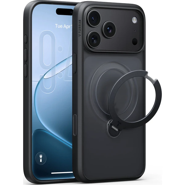 Torras Ostand Q3 Spin, čierny - iPhone 2026 Pro Max - Puzdra - Obrázok cc3f3fdcd39b4ad182ef4899515dbc26