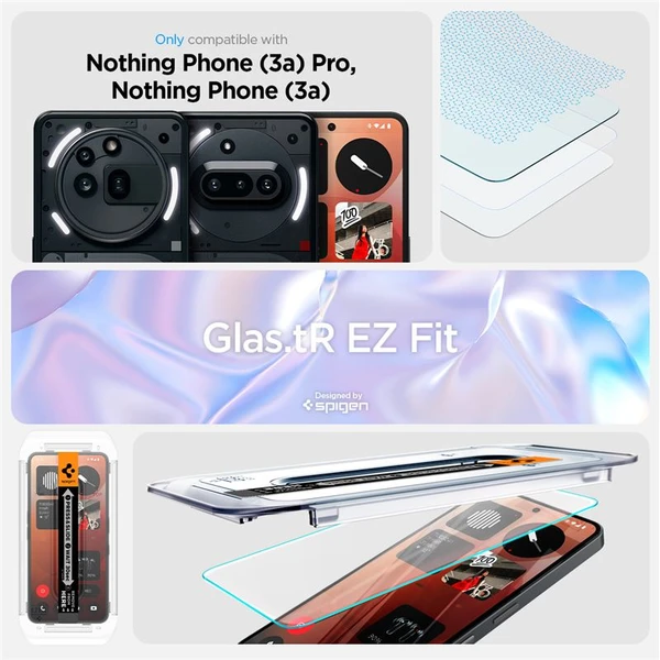 Spigen Glass tR EZ Fit HD tvrdené sklo Nothing Phone (3a)/(3a) Pro číre - Ochranné fólie a sklo - Obrázok cc4a70deaf9a464d9f834b9e4fd8d4e0
