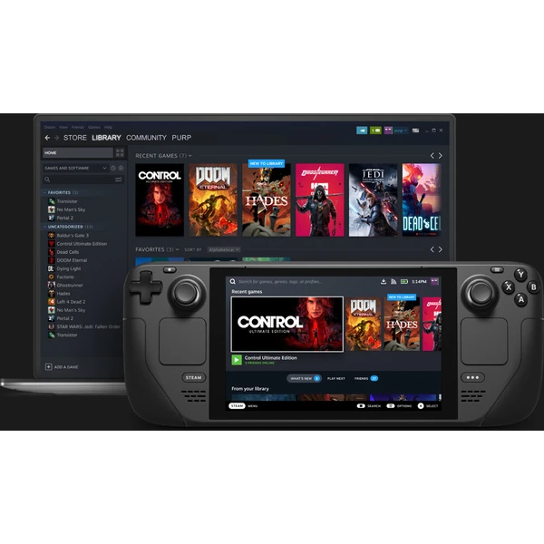 Valve Steam Deck Console 256GB (Kategória A) - Handheld PC - Obrázok cc60498db1d34076828fe21ad3c523d3