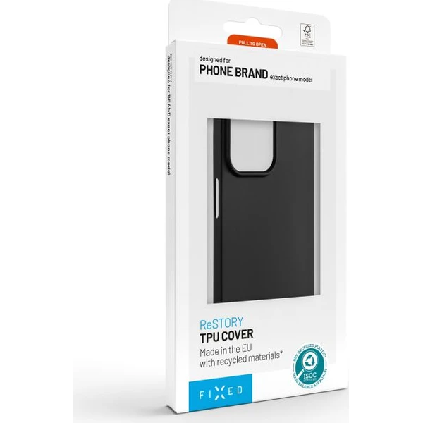 FIXED ReStory TPU recyklovaný kryt Apple iPhone 17 čierny - Puzdra - Obrázok cc76deb6c21a4f10acde07eeebd7f5d1
