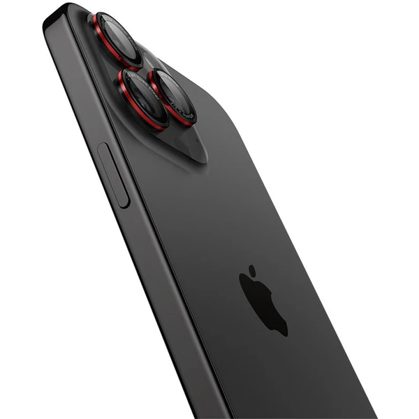 Spigen Glass TR EZ Fit Optik Pro sklá iPhone 17-14 Pro/17-14 Pro Max black/red (2 ks) - Ochranné fólie a sklo - Obrázok cc96dee386944887af137d2c33aef071