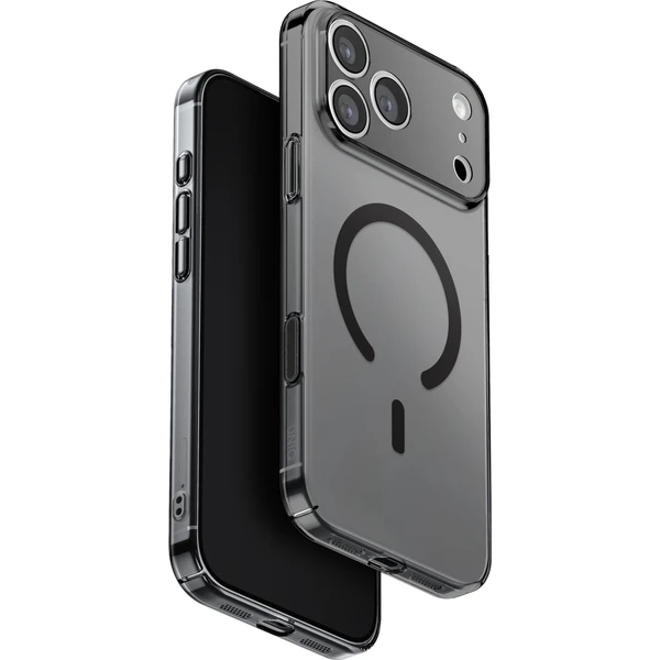 UNIQ Airsuit MagClick MagSafe kryt iPhone 17 Pro Max Lesklý Dymový - Puzdra - Hlavný obrázok
