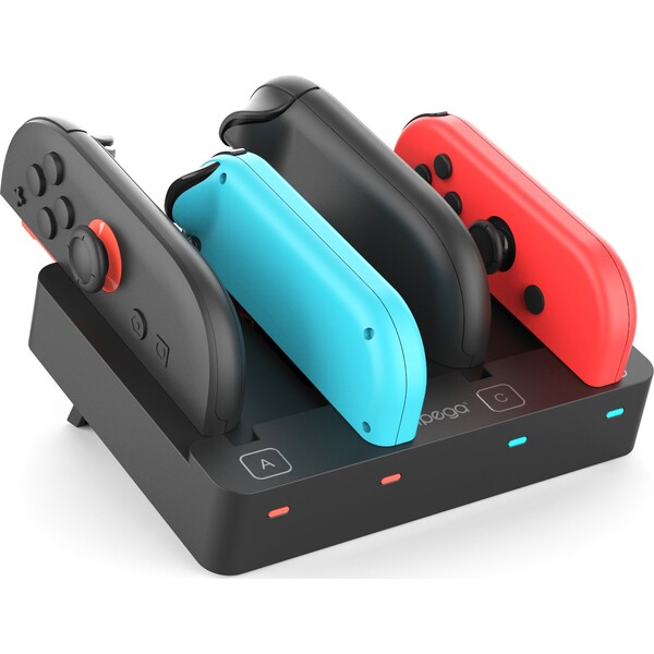 E-shop iPega SW2081 nabíjacia stanica pre JoyCon pre Nintendo Switch 1/2 čierna