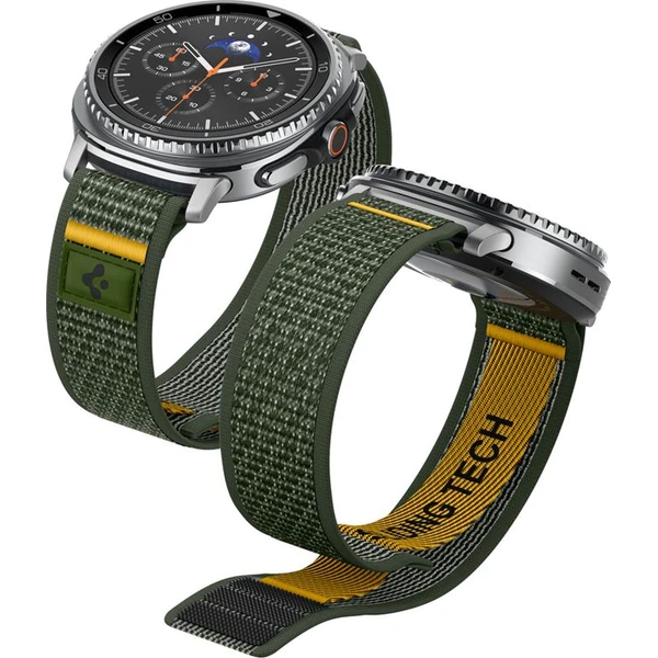 Spigen Athlex Air Band remienok Samsung Galaxy Watch8 46/44/40mm zelený - Remienky - Hlavný obrázok