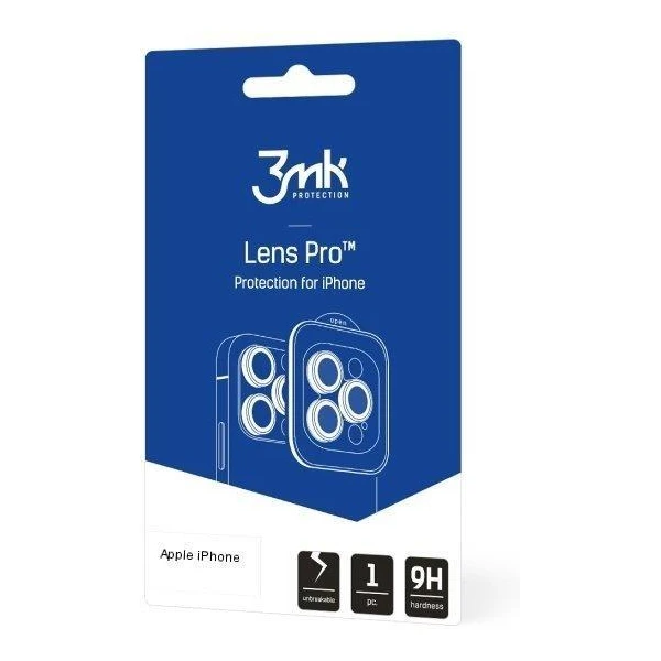 3mk Lens Protection skla na fotoaparát Pre Samsung Galaxy A35 5G čierna - Ochranné fólie a sklo - Hlavný obrázok