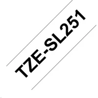 Brother Tze-SL251 páska čierna na bielom 24 mm extra lepidlo - Pásky pre štítkovače