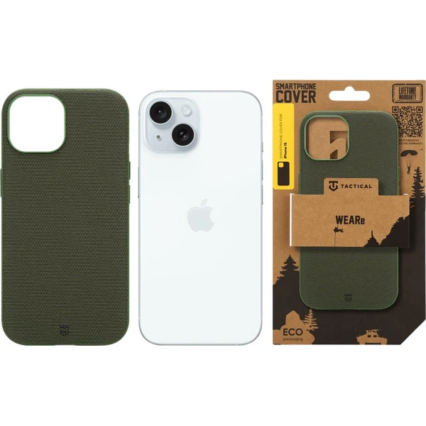 Tactical MagForce WEARe Kryt pre Apple iPhone 15 Forest Green - Puzdra - Obrázok cd14abd016bb4eeba4e4cd13b39014d4