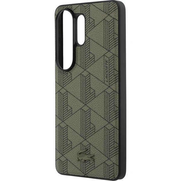Lacoste PVC Blend Monogram Magnetický kryt Samsung Galaxy S26 Ultra khaki - Puzdra - Obrázok cd18148c6e4d47e08850708b56e33d50