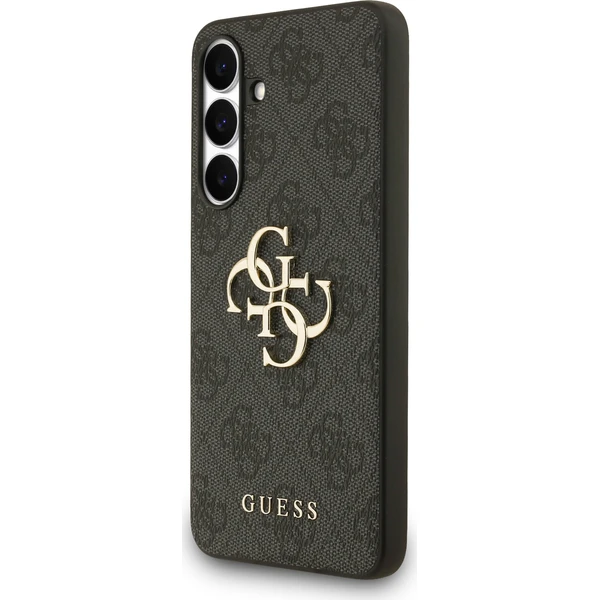 Guess PU 4G Metal Logo Zadný Kryt pre Samsung Galaxy S25 FE sivý - Puzdra - Obrázok cd36ad1295604e5290f85e91044da1b2