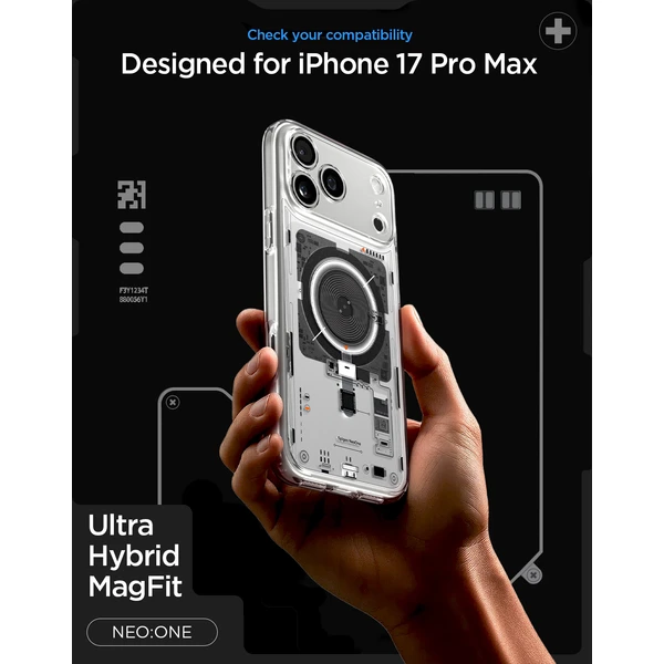 Spigen Ultra Hybrid MagSafe kryt iPhone 18 Pro Max/17 Pro Max neo one - Puzdra - Obrázok cd45c70272be48e19c8e861406b8077a