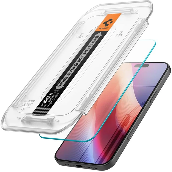 Spigen Glass tR EZ Fit tvrdené sklo iPhone 17 Pro/17/16 Pro číre (2-pack) - Ochranné fólie a sklo - Obrázok cd46d6f0a865468d8b2a019339970034