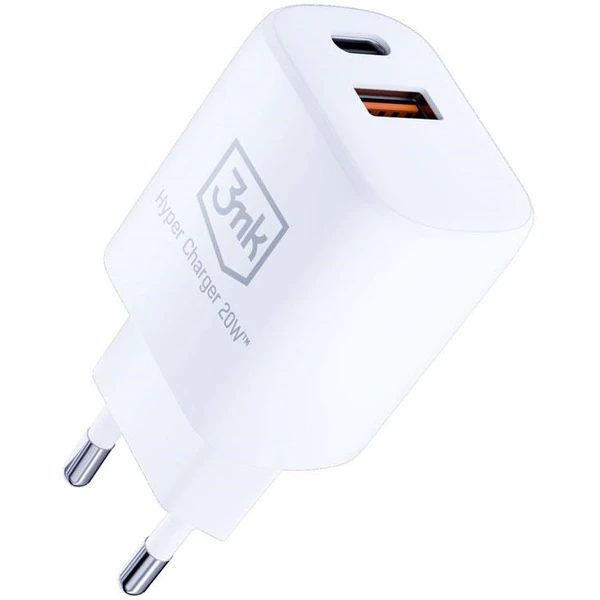 3mk Hyper Charger 20W sieťová nabíjačka biela - Nabíjačky - Obrázok cd48da827b1342be8f8aa8caef6c7ae0