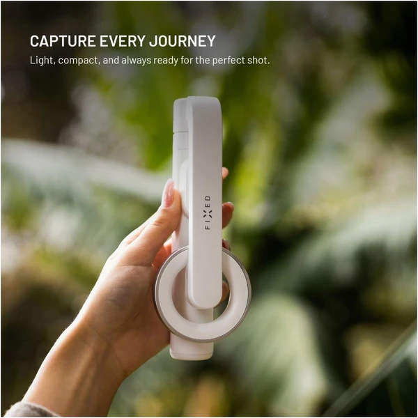 Selfie stick s tripodom FIXED MagSnap s podporou MagSafe a bezdrôtovou spúšťou, biely - Držiaky - Obrázok cd5d4b1328ee4754987ed12f976d3f17