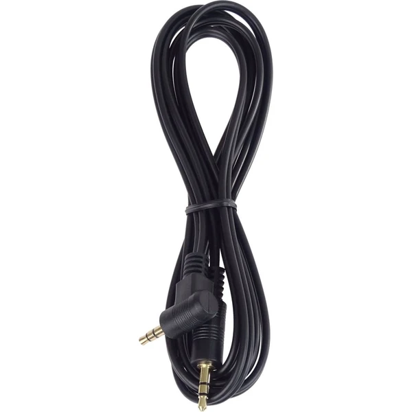 PremiumCord 3,5mm/3,5mm kábel so zahnutým konektorom 3m čierny - Káble a redukcie - Obrázok cd7e55e1f4a94804bcae23e8e51f68e8