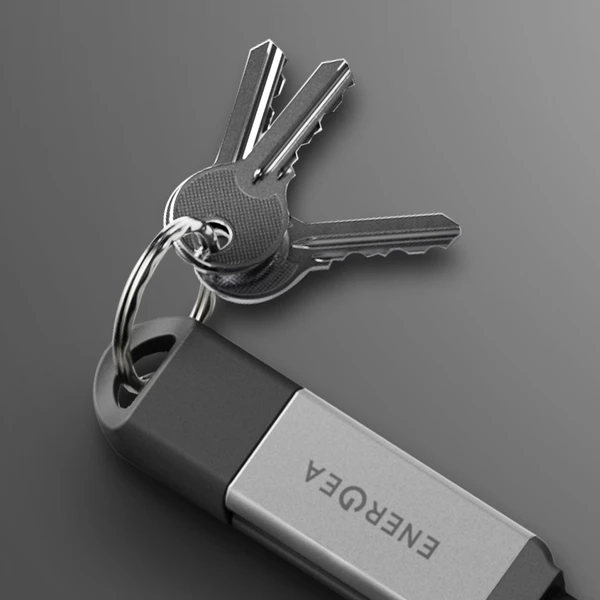 ENERGEA Sheath Key 2v1 USB-C/USB-A kábel, 480 Mb/s, 60W, 15 cm, modrý - Káble a redukcie - Obrázok cd9e078b246b40ec8557f09de1636a89