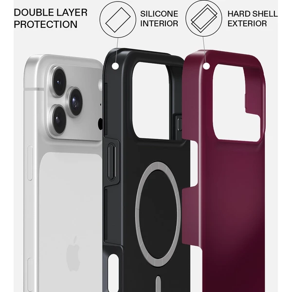 Burga Tough MagSafe Case, Dark Cherry - iPhone 18 Pro Max - Puzdra - Obrázok cd9f65afd95545ddb282b4a94ebe6084