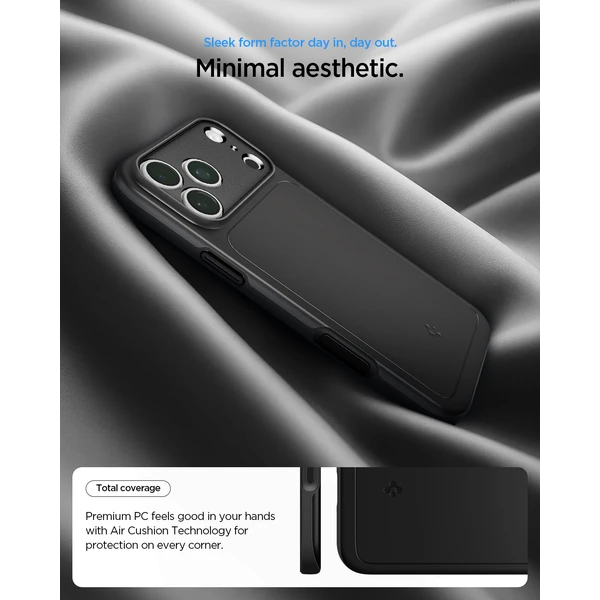 Spigen Thin Fit MagSafe kryt iPhone 18 Pro/17 Pro black - Puzdra - Obrázok cdb1d07ccb014af18ec0c5d38b24b7dc