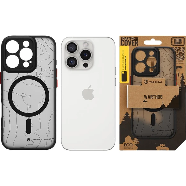 Tactical MagForce Warthog Kryt pre Apple iPhone 16 Pro Asphalt - Puzdra - Obrázok cdeef1834c724ce6b0517e72438b975f