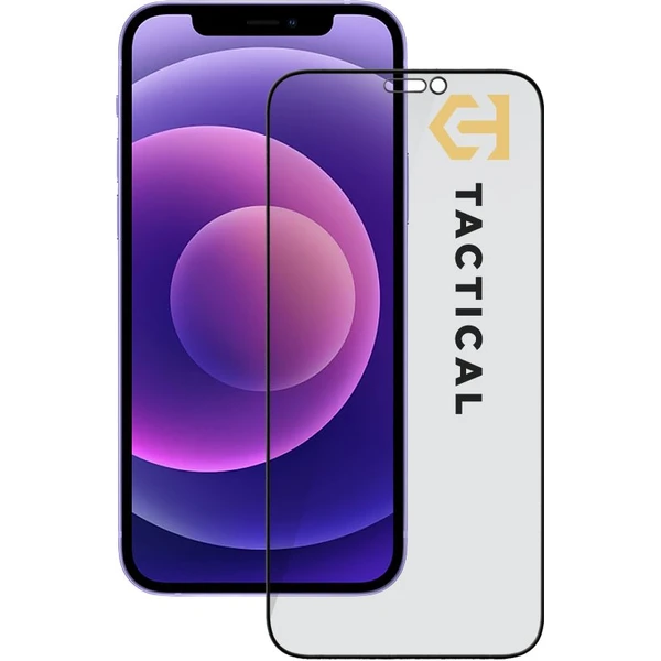 Tactical Glass Shield Privacy Stealth 5D sklo Apple iPhone 12 Mini čierne - Ochranné fólie a sklo - Hlavný obrázok