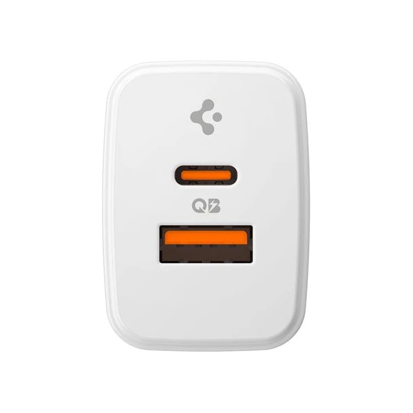 Spigen Essential EE202EU (20W) USB-C/USB-A nabíjačka biela - Nabíjačky - Obrázok ce1702a4608a469b91b34fb9cafbe180