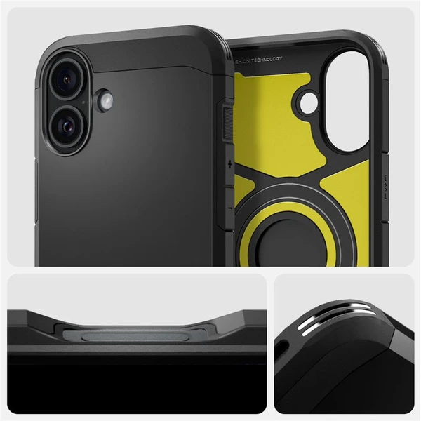 Spigen Tough Armor MagSafe kryt iPhone 16 black - Puzdra - Obrázok ce1c030994034825ae6e1b72d3c31d98