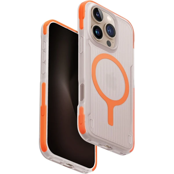 UNIQ Combat Active MagClick kryt s MagSafe iPhone 16 Pro oranžový - Puzdra - Hlavný obrázok