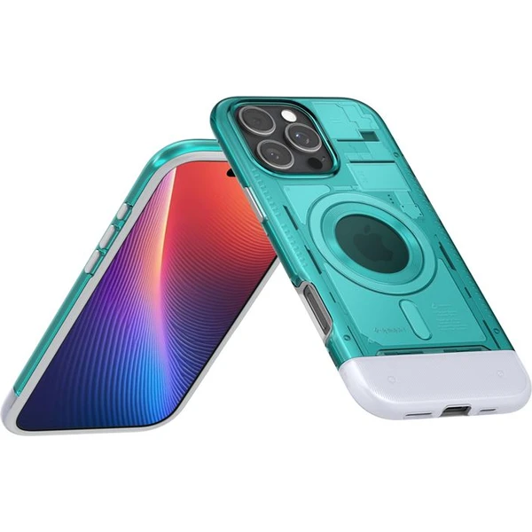 Spigen Classic C1 MagSafe kryt iPhone 16 Pro bondi blue - Puzdra - Obrázok ce2ee6c5125546f389238e21ab5666a1