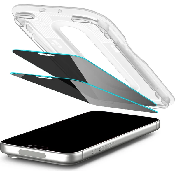 Spigen Glass tR EZ Fit Pro HD (Privacy) 2 Pack tvrdené sklo iPhone 18 Pro Max - Ochranné fólie a sklo - Obrázok ce4cce2c2675474dabbac3dfdf934f06