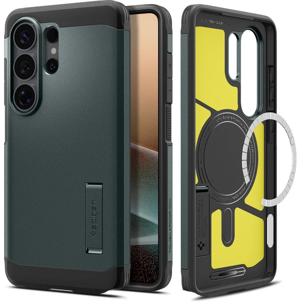 Spigen Tough Armor MagSafe kryt Samsung Galaxy S26 Ultra zelený - Puzdra - Hlavný obrázok