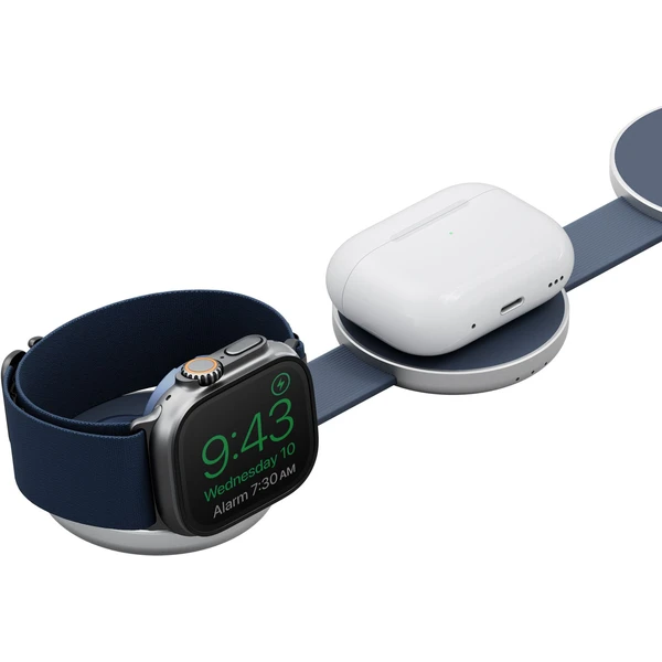 ENERGEA AluMag Trio 3v1 Foldable (Qi2) hliníková MagSafe nabíjačka 15W modrá - Nabíjačky - Obrázok ce79951c527e4495b489ed6ac6bcfd21
