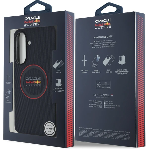 Oracle Red Bull Racing PU Leather Red Ring kryt Samsung Galaxy A36 modrý - Puzdra - Obrázok ce8569bbf6e142bfa8587fe4d3532f17