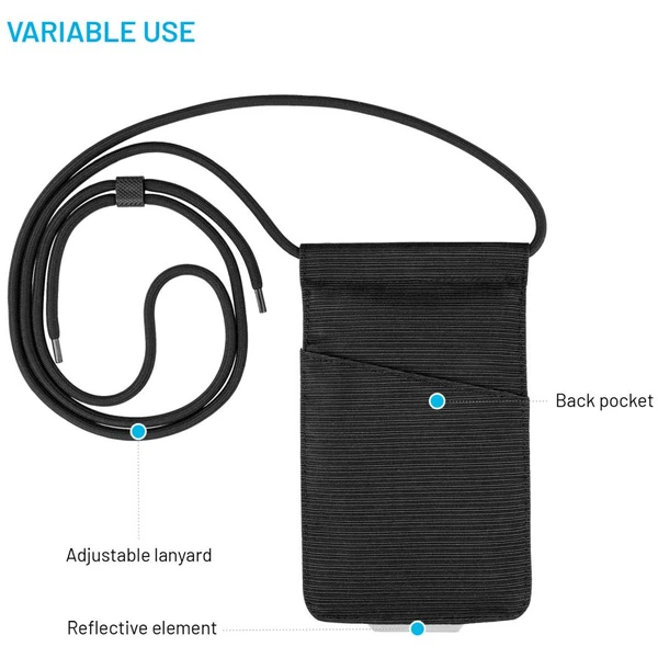 FIXED Camino Sling crossbody pre mobilné telefóny do 7", čierne - Popruhy a crossbody - Obrázok ce88e43100aa46ca908d4aaf0afeac53