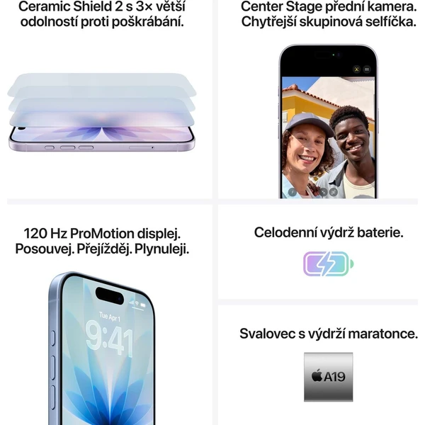 Apple iPhone 17 512GB levanduľový - Mobilné telefóny - Obrázok ce900a4c9d2e4d4db07193b3242cb151