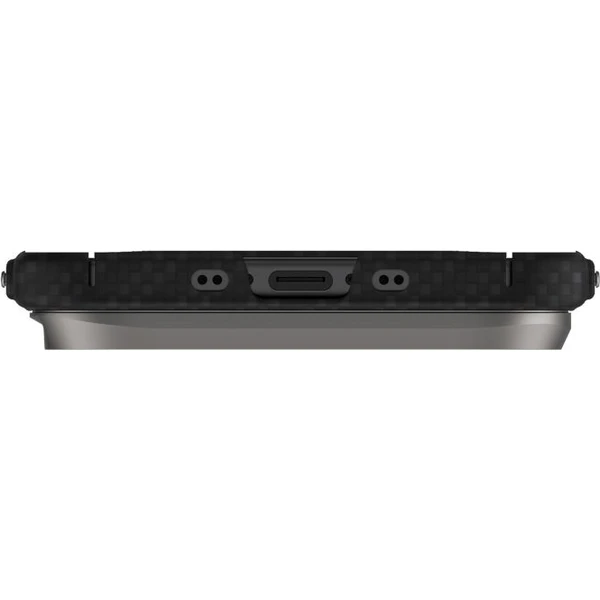 UNIQ Keva Edge MagClick MagSafe kryt iPhone Air Carbon Black - Puzdra - Obrázok ce9500fd56674889aa3c93c76a15cfac