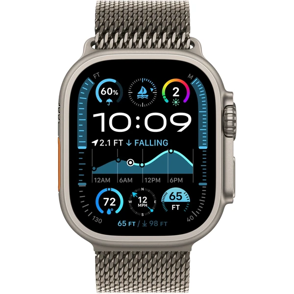 Apple Watch 49/46/45/44mm milánsky ťah z prírodného titánu L - Remienky - Obrázok ceaaecd17254403483e70b1cc615d529