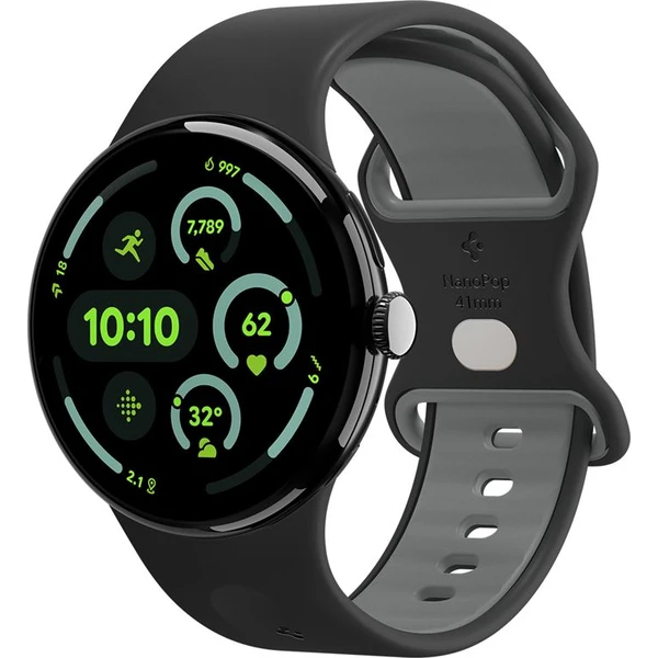 Spigen Nano Pop Band remienok Google Pixel Watch 4/3/2/1 (41mm) čierny - Remienky - Hlavný obrázok