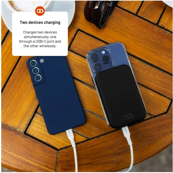 FIXED MagZen powerbanka s bezdrôtovým nabíjaním a Magsafe, 10000 mAh, čierna - Powerbanky - Obrázok ceaeb93965404f0cb6b54cc67319b544