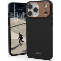 UAG Fibr Armr MagSafe kryt iPhone 17 Pro Max kevlar čierny/bronzový - Puzdra