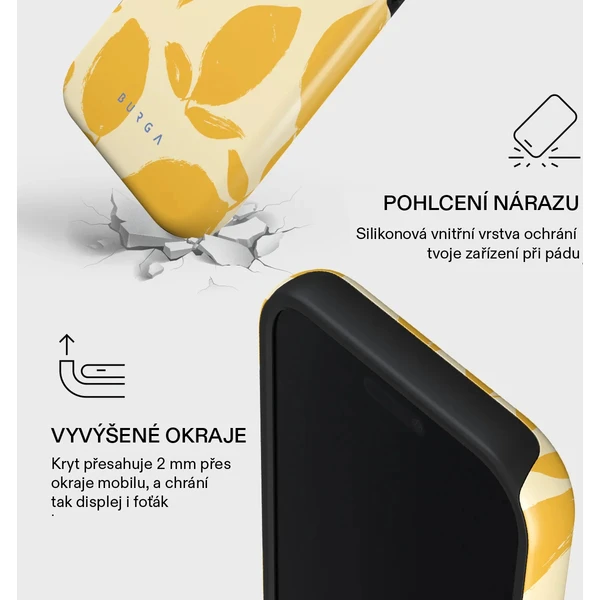 Burga Tough MagSafe kryt iPhone 17 Pro Lemon Tart - Puzdra - Obrázok ceb17c6846924bb287d255f2ddf20a0c