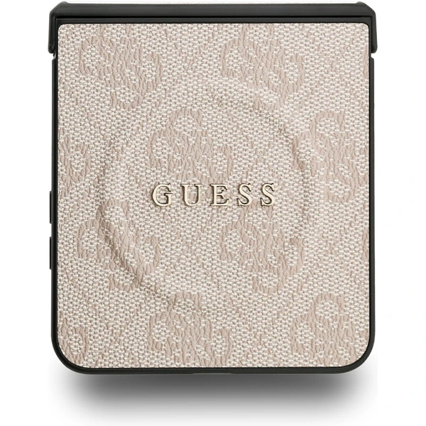 Guess PU Leather 4G Colored Ring Magnetic kryt Samsung Galaxy Z Flip 7 ružový - Puzdra - Obrázok cee6010b82bc42ffa1a43bd58b23b51e