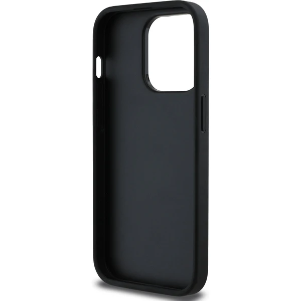 Guess PU Grained 4G Metal Logo kryt iPhone 14 Pre čierny - Puzdra - Obrázok cf02bfc1bb5f4b8aade7a2cce378687a