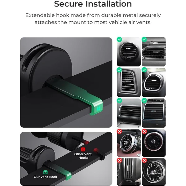 iOttie iTap 3 MagSafe Air Vent Mount držiak do auta čierny - Držiaky - Obrázok cf48fa3b7bcf4d38a5f1d18926eeb31c
