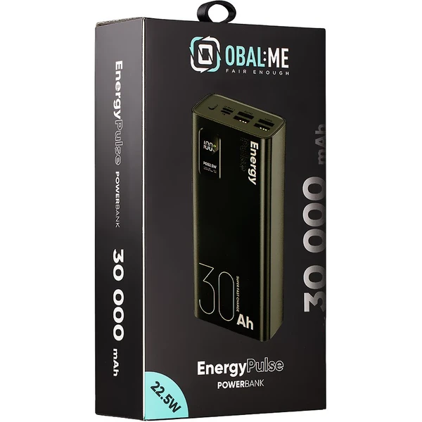 OBAL:ME EnergyPulse Powerbanka 30000mAh (22.5W) čierna - Powerbanky - Obrázok cf49ec6a67664df19d02598673365351