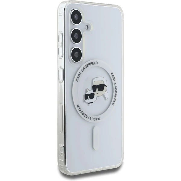 Karl Lagerfeld IML K&CH Heads MagSafe kryt Samsung Galaxy S25 číry - Puzdra - Obrázok cf6802f4f3764508afabb783f6ce000b