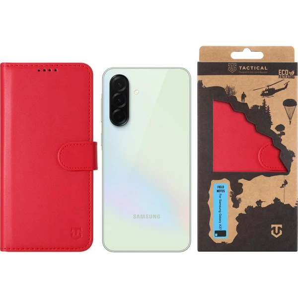 Tactical Field Notes puzdro Samsung Galaxy A37 červené - Puzdra - Obrázok cf720ca827f6421eb03a50784ac0e235