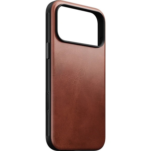 Nomad Modern Leather (Horween) MagSafe kožený kryt iPhone 17 Pro Max/18 Pro Max Olde Dublin - Puzdra - Obrázok cf916d21809747beb8dd3fd14fc299bc