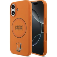 Oracle Red Bull Racing Silicone Blue Ring MagSafe kryt iPhone 17 oranžový - Puzdra