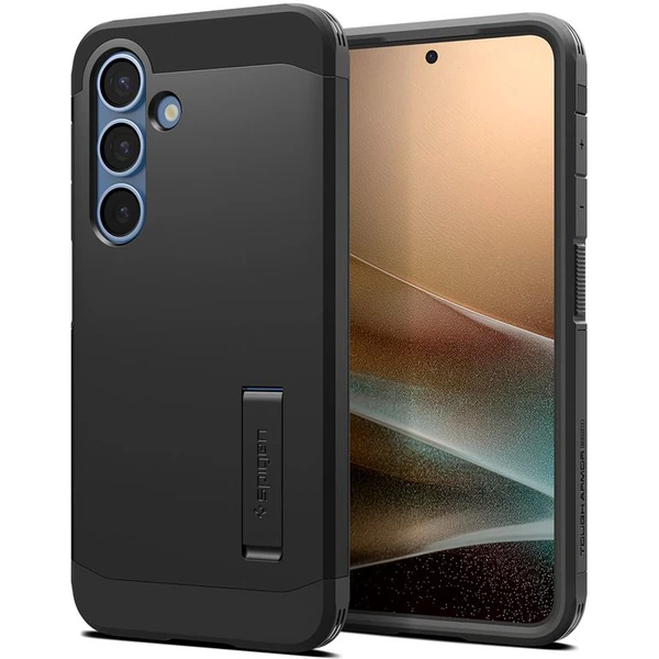 Spigen Tough Armor MagSafe kryt Samsung Galaxy S25 čierny - Puzdra - Hlavný obrázok